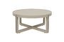 Miniatura Mesa de centro de acero beige Centre Clipped