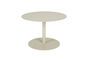 Miniatura Mesa de centro de acero beige Snow Clipped