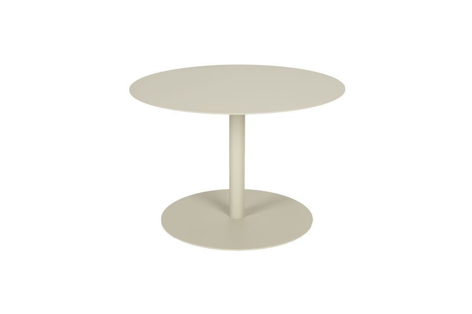 Mesa de centro de acero beige Snow Zuiver