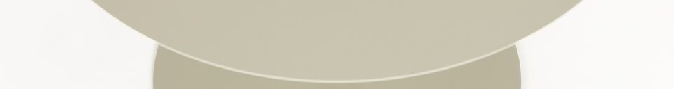 Descriptivo Materiales  Mesa de centro de acero beige Snow