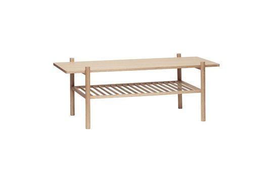 Mesa de centro de chapa de roble claro Acorn