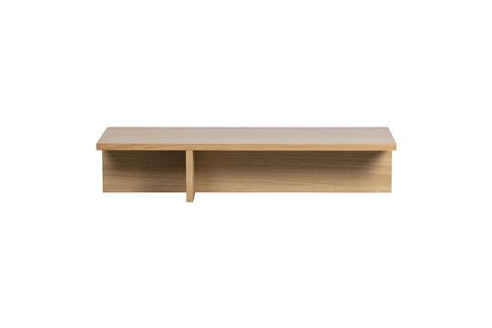 Mesa de centro de madera beige Angle