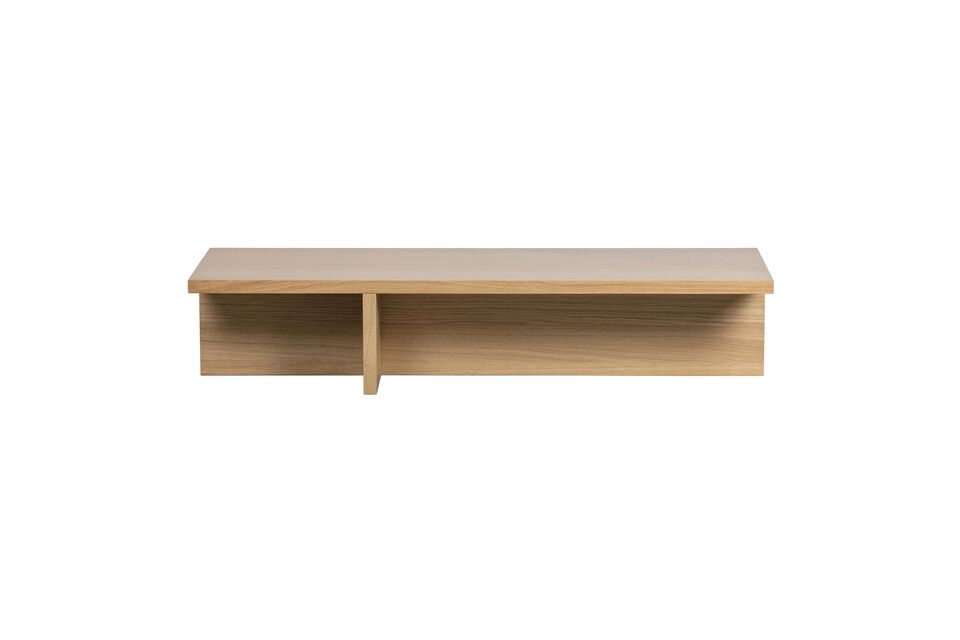 Mesa de centro de madera beige Angle Vtwonen