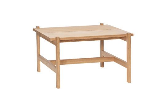 Mesa de centro de madera clara Dash