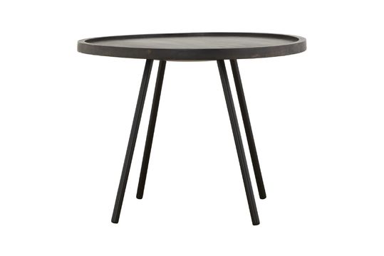 Mesa de centro de madera de mango negra Juco Clipped