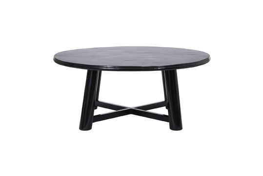 Mesa de centro de madera negra Vali Clipped