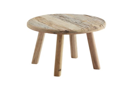 Mesa de centro de madera reciclada marrón Perli