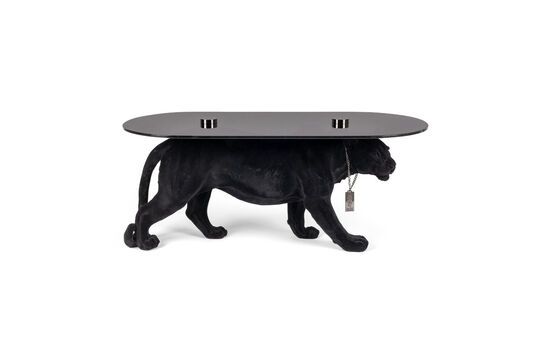 Mesa de centro de resina negra Dope As Hell Clipped