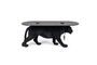 Miniatura Mesa de centro de resina negra Dope As Hell Clipped