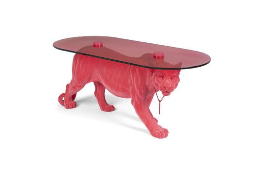 Mesa de centro de resina rosa Dope as Hell Clipped