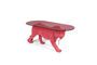 Miniatura Mesa de centro de resina rosa Dope as Hell Clipped