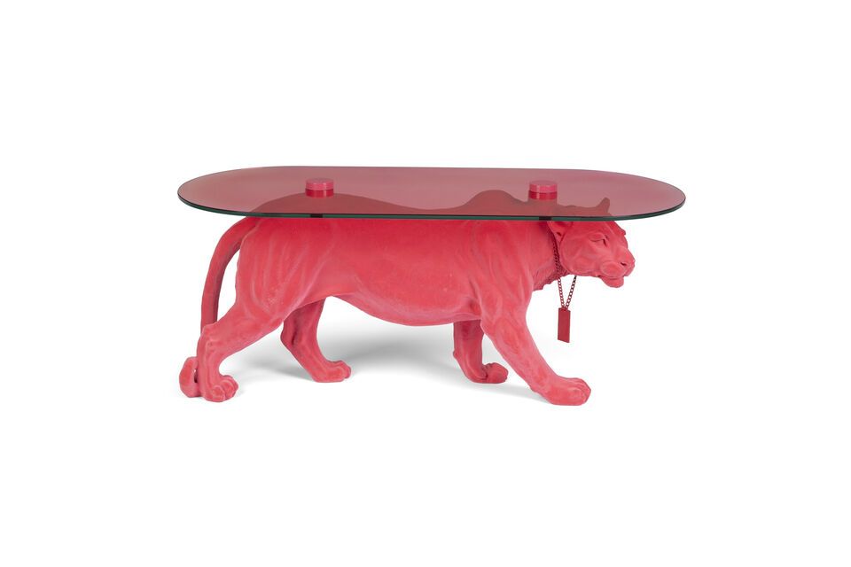 Mesa de centro de resina rosa Dope as Hell - 4