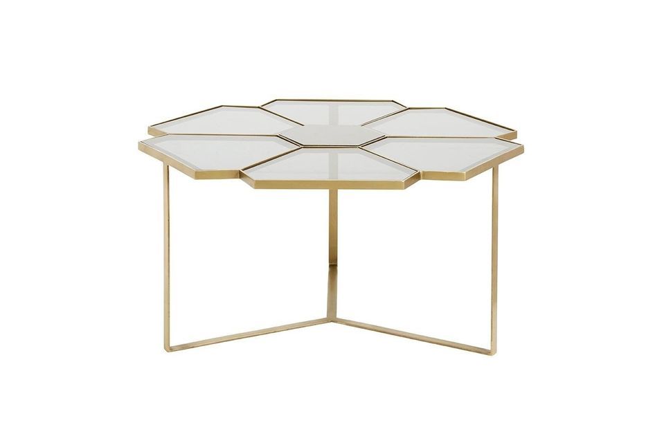Esta mesa de café contemporánea diseñada por la marca Nordal ofrece un efecto estético singular