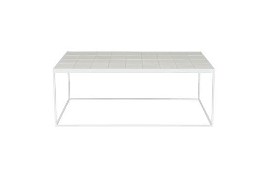 Mesa de centro Glazed blanco Clipped