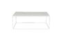 Miniatura Mesa de centro Glazed blanco Clipped