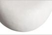 Miniatura Mesa de centro grande de arcilla fibrosa blanca Pebble 4