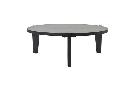 Mesa de centro grande de madera de mango negro Bali Clipped