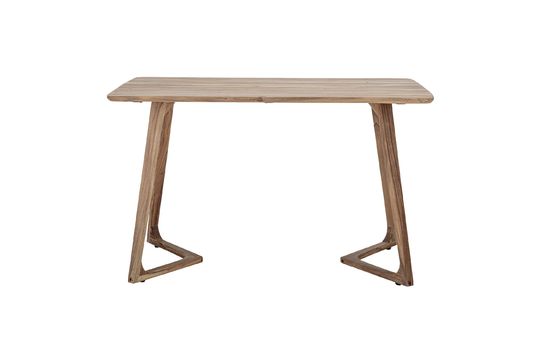 Mesa de comedor de acacia marrón Luie