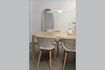 Miniatura Mesa de comedor de chapa de fresno beige 220x90 Sticks 2
