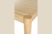 Miniatura Mesa de comedor de chapa de fresno beige 220x90 Sticks 9