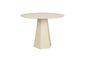 Miniatura Mesa de comedor de chapa de fresno beige Pilar Clipped