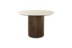 Miniatura Mesa de comedor de madera beige Arda 1