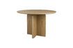 Miniatura Mesa de comedor de madera beige Laurent 6