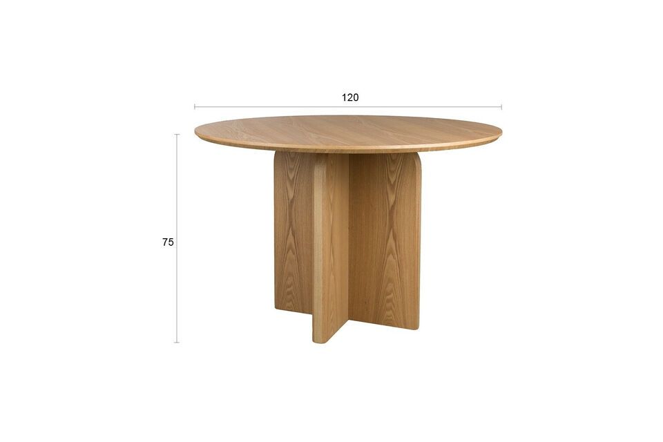 Imagínese sus veladas alrededor de esta mesa