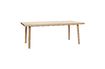 Miniatura Mesa de comedor de madera beige Ligne 1