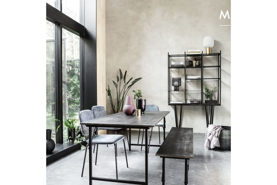 Una mesa de estilo chic y urbano