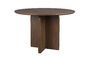 Miniatura Mesa de comedor de madera marrón Laurent Clipped