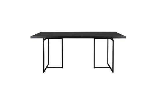 Mesa de comedor de madera negra 180cm Class