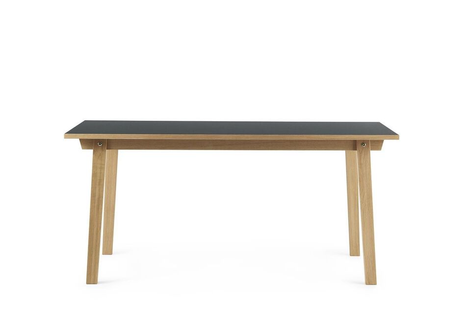 Mesa de comedor de madera negra Slice Normann Copenhagen