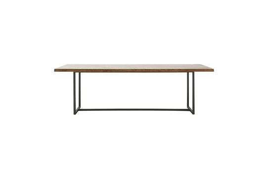 Mesa de comedor grande Kant de madera oscura
