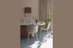 Miniatura Mesa de comedor ovalada de madera beige 200x90 Almira 3