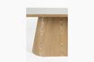 Miniatura Mesa de comedor ovalada de madera beige 200x90 Almira 6