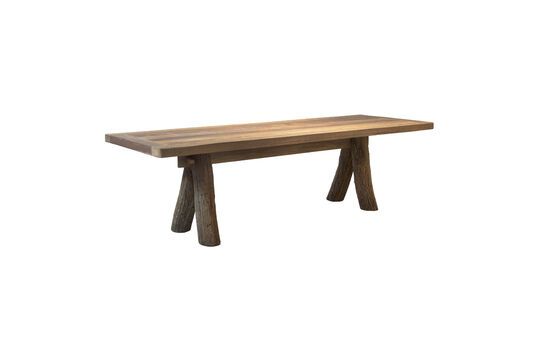 Mesa de comedor Oviston 260cm de madera recuperada marrón