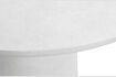 Miniatura Mesa de comedor redonda Damon de fibra de arcilla blanca 4