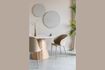 Miniatura Mesa de comedor redonda de madera beige Almira 1