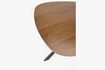 Miniatura Mesa de comedor redonda de madera beige Chase 6