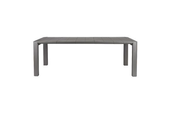Mesa de jardín de acero gris Alban Clipped