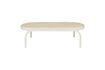 Miniatura Mesa de jardín de aluminio beige Vista 1