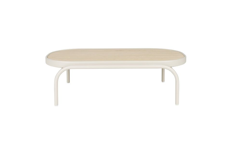 Mesa de jardín de aluminio beige Vista Zuiver