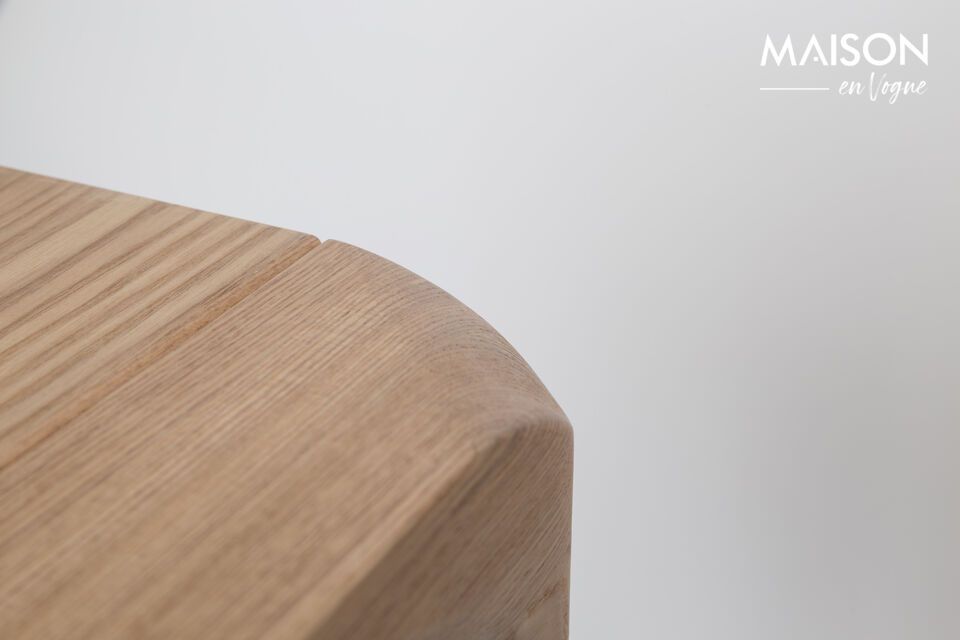 Mesa de madera beige 180X90 Storm - 5