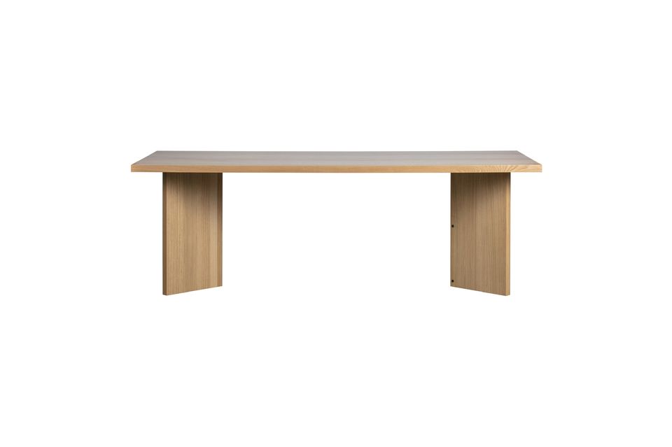 Mesa de madera beige Angle Vtwonen