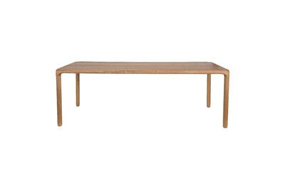 Mesa de madera beige Storm 220X90