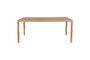 Miniatura Mesa de madera beige Storm160X90 Clipped