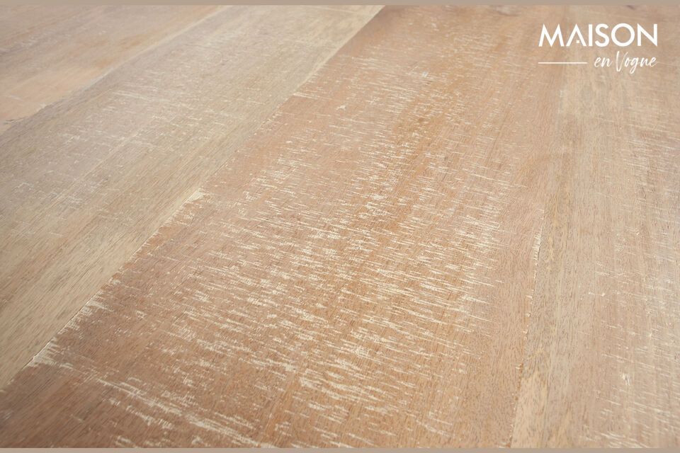 Descubra la belleza natural de la madera de mango con nuestra mesa Tablo