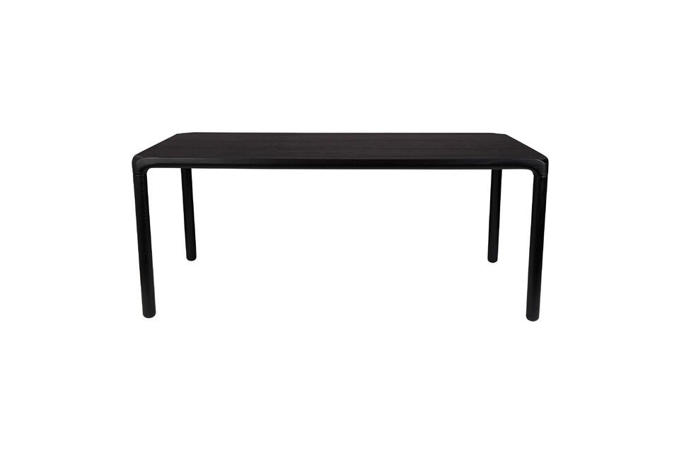 Mesa de madera negra Storm 180X90 - 7