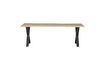 Miniatura Mesa de roble macizo Tablo beige 1